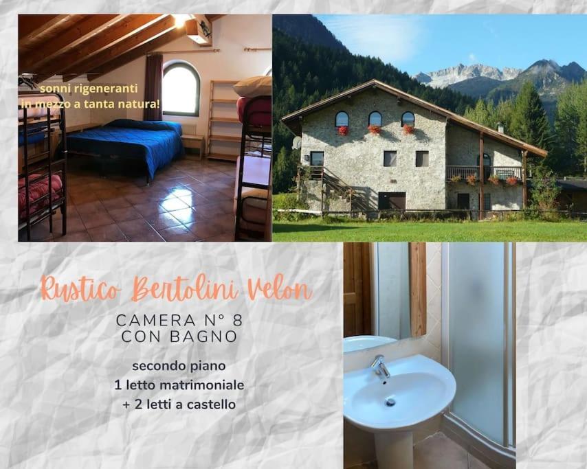 Chalet Rustico Bertolini Per Gruppi! Villa Вермилио Екстериор снимка